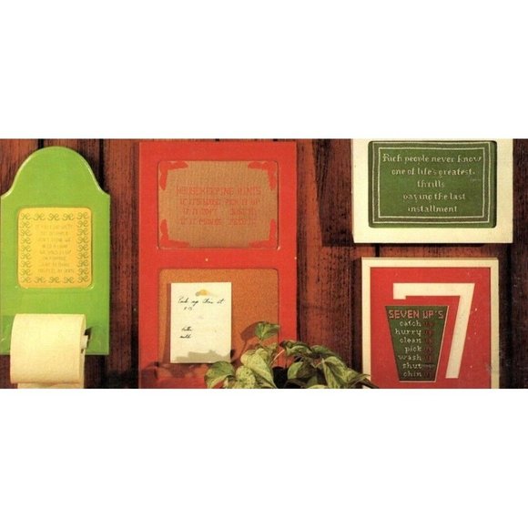 Rainbows, Ribbons and Bows 1981 Vintage Counted Cross Stitch Patterns Book 7 - Picture 4 of 5